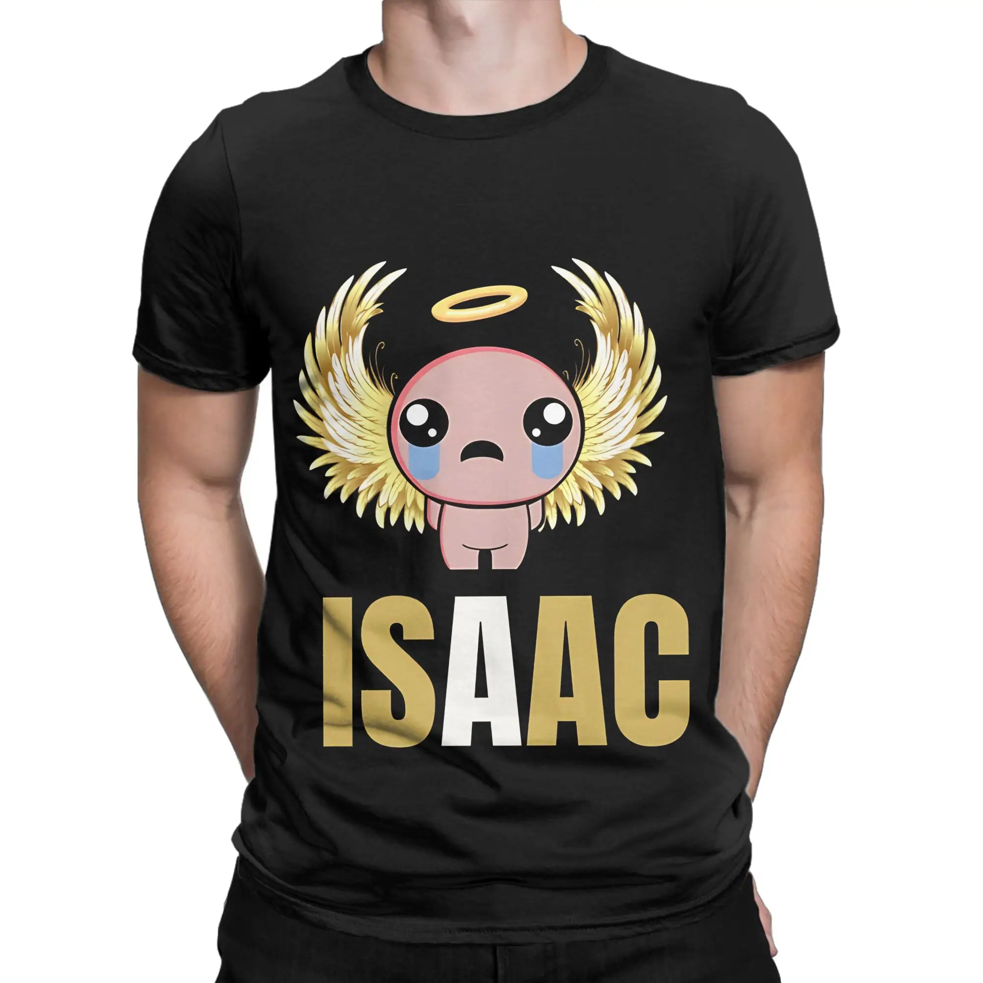The binding of Isaac Graphic 100% Cotton T-Shirt The Binding Of Isaac Rebirth Tees Tops For Men