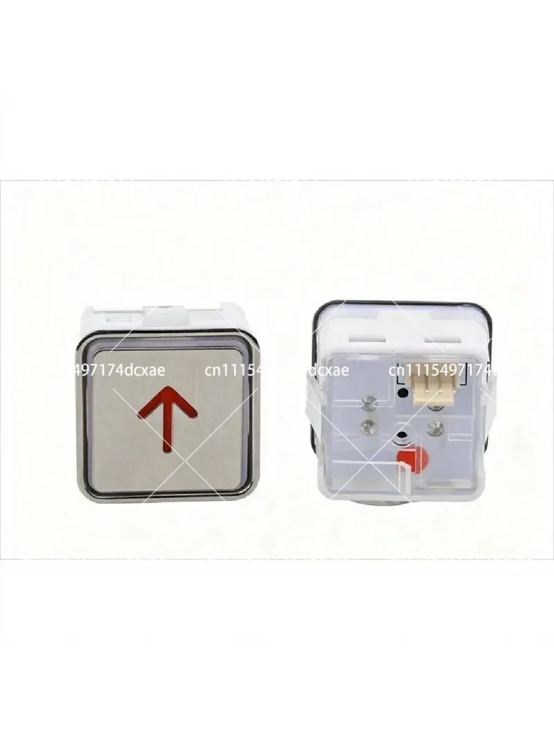 4Pcs Square Elevator Call Push Button Switch MT42 A4N11286 KA3 MTD270, Elevator COP LOP Panel Repair Replacement Spare Parts