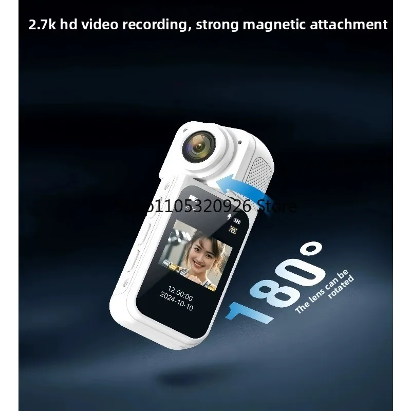 Suitable for The New WiFi Thumb Sports Camera 2K Magnetic Outdoor Sports Camera  Recorder High DefinitionCamera