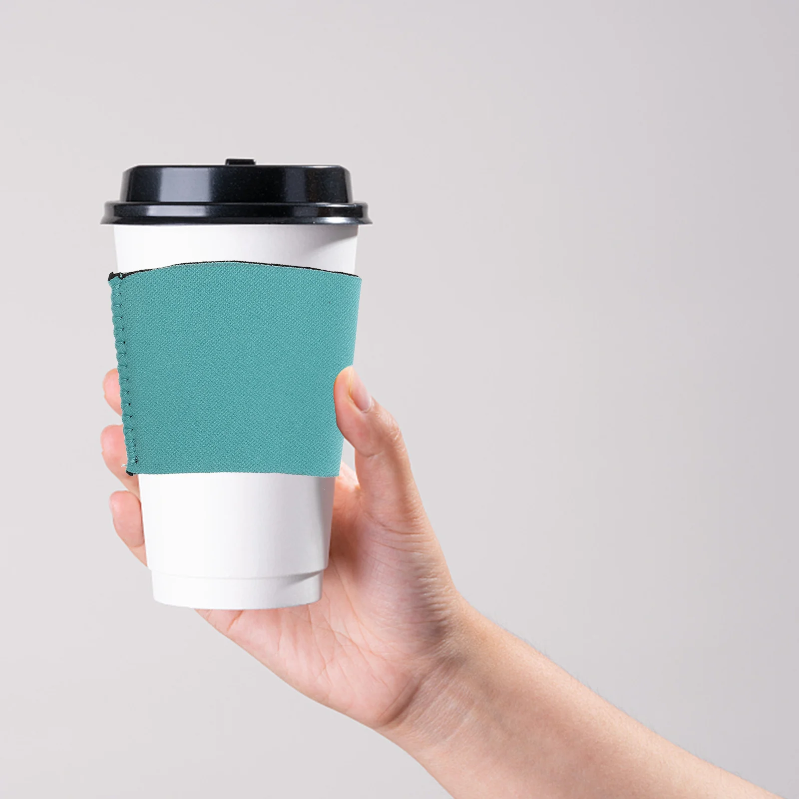 

4Pcs Coffee Sleeves Reusable Neoprene Cup Covers Insulated Sleeve for Hot Cold Drinks Bubble Tea Coffee Cup Sleeve