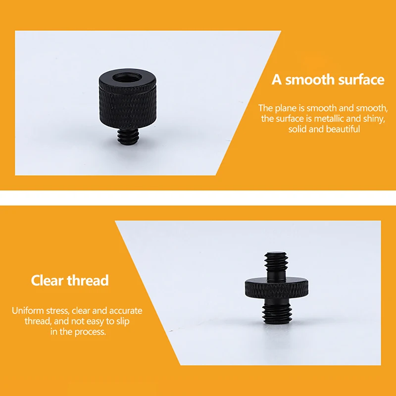 Tornillo de conversión de cabeza esférica para trípode de cámara Dslr, adaptador de soporte para proyector de 1/4 a M4, M5, M8, M10 pulgadas,