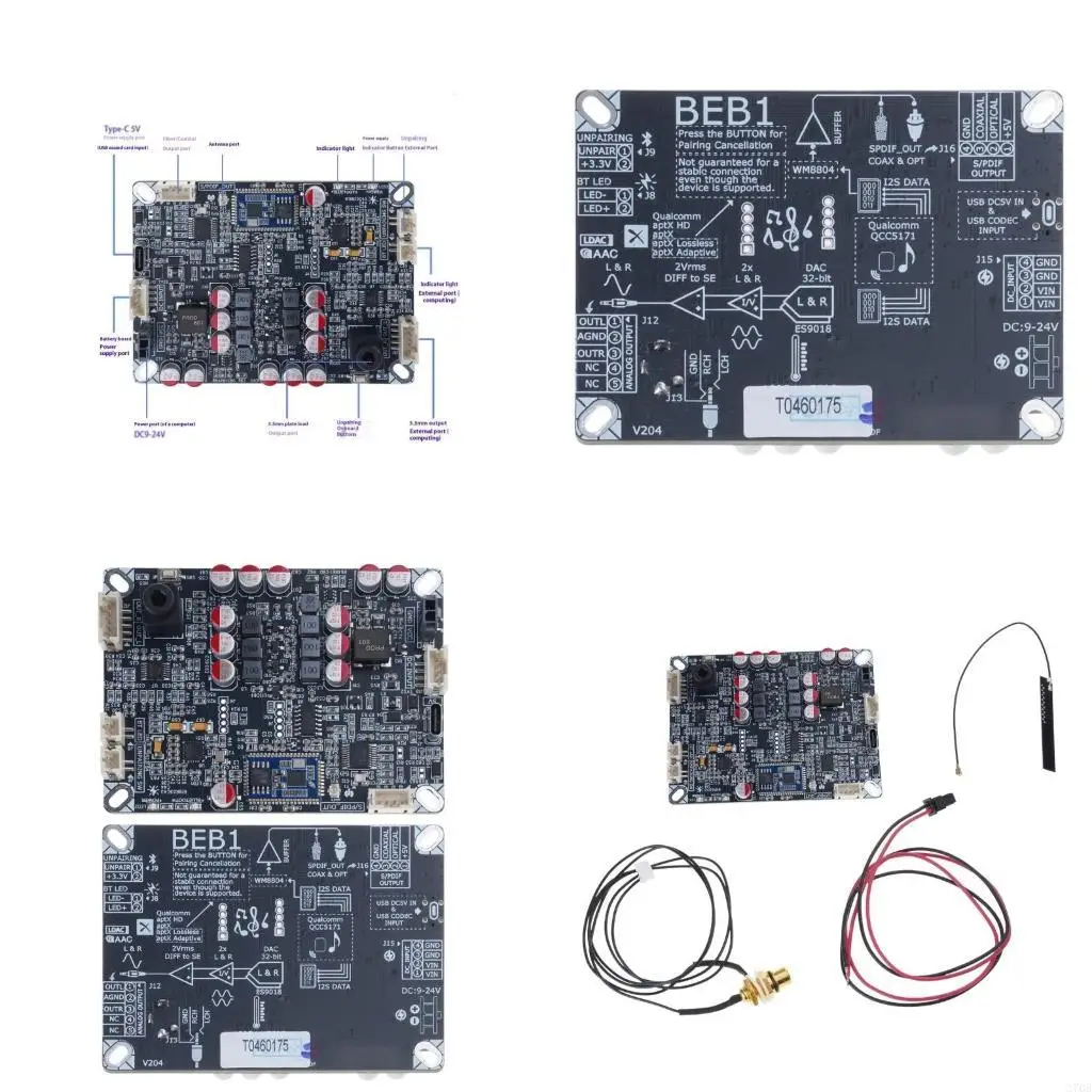 

QCC5171 Wireless Receiver Module Circuit Board Support LDAC Lossless BLE5.3