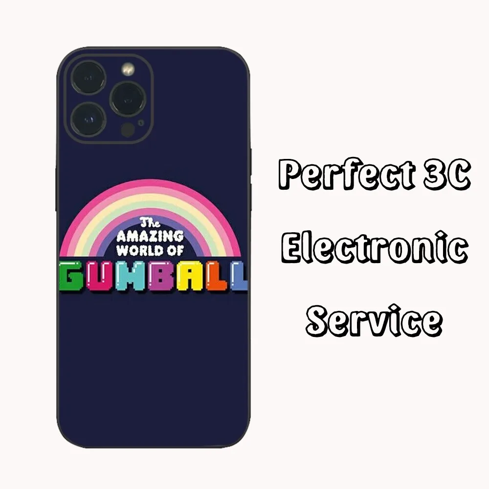 Incrível mundo de g-gumball capa de telefone para iphone15 14 13 12 mini 11 pro xs max x xr se5 6 7 8 plus capa de silicone macio