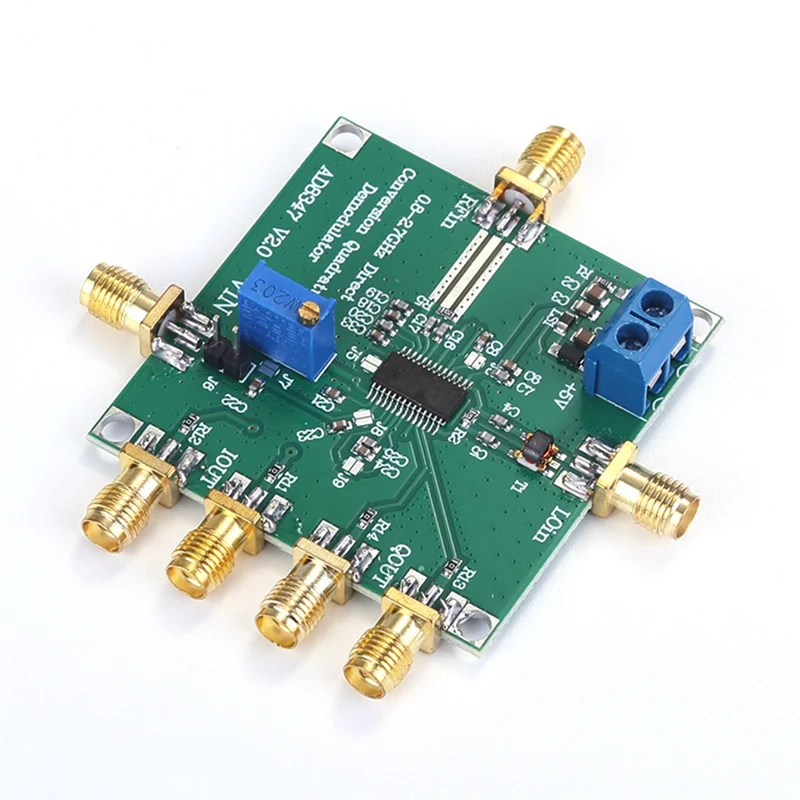 ABKQ-RF Demodulatore IQ a conversione ridotta AD8347 Demodulatore in quadratura a banda larga RF 800 Mhz-2,7 Ghz