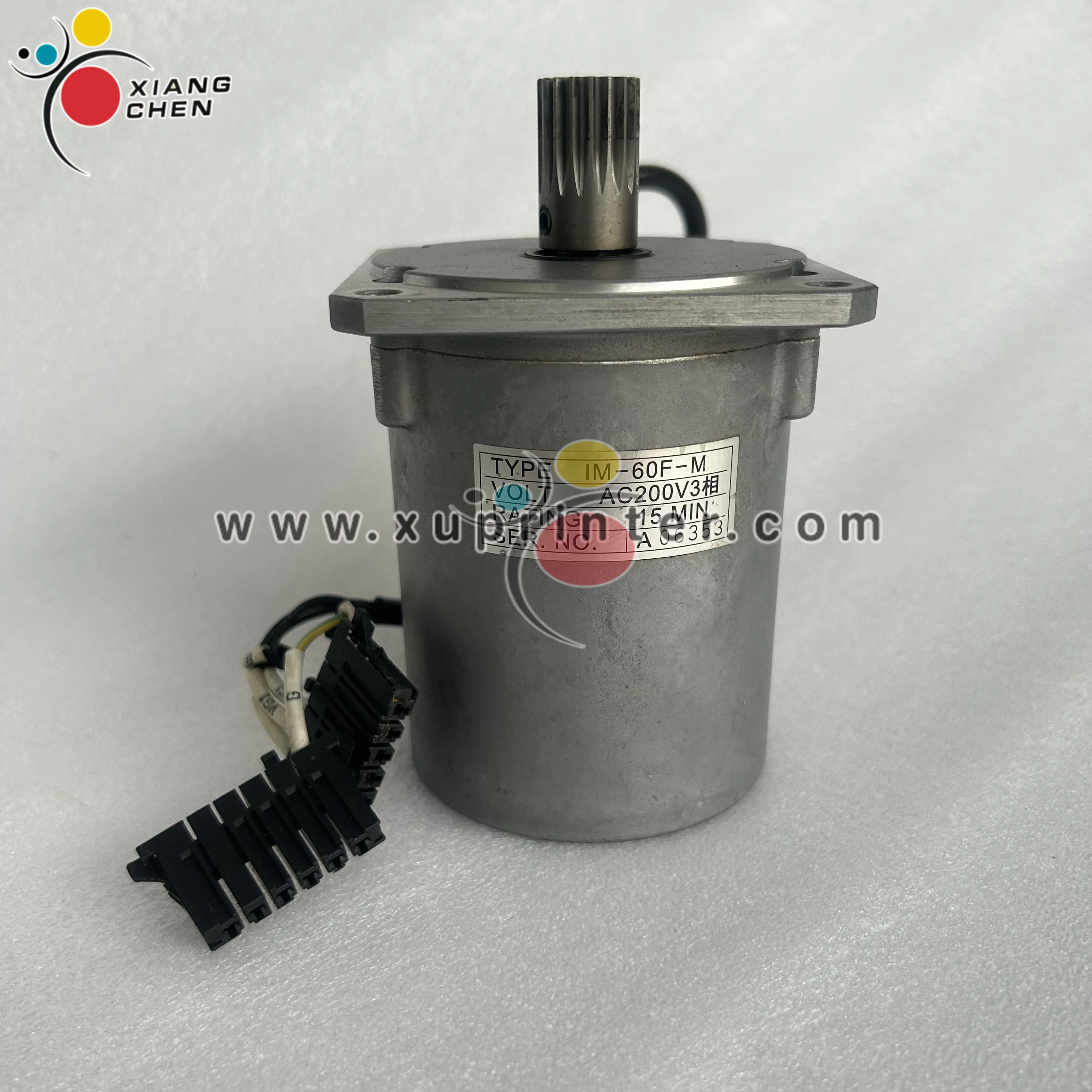 Original IM-60F-M Motor AC200V3 for Komori Offset Printing Spare Parts A06353 IM60FM