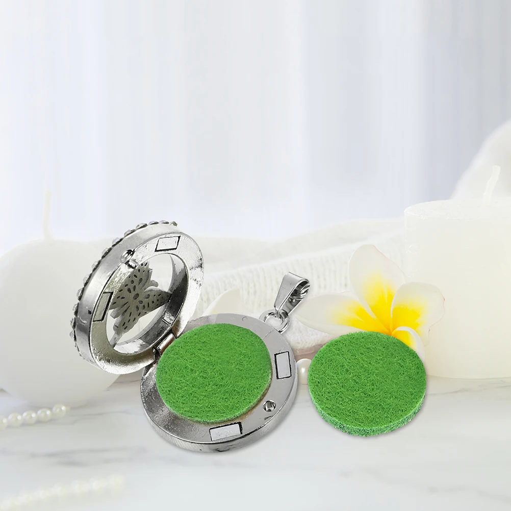 

200 Pcs Cotton Sheet Aromatherapy Pads Scented Discs Replacement Refill Essential Diffuse