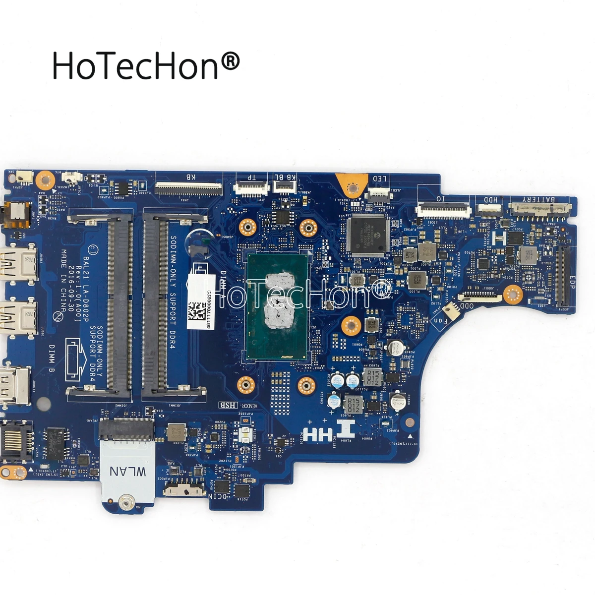 DG5G3 uma Motherboard LA-D802P w/i5-7200U for DELL Inspiron 15 5567 Laptop