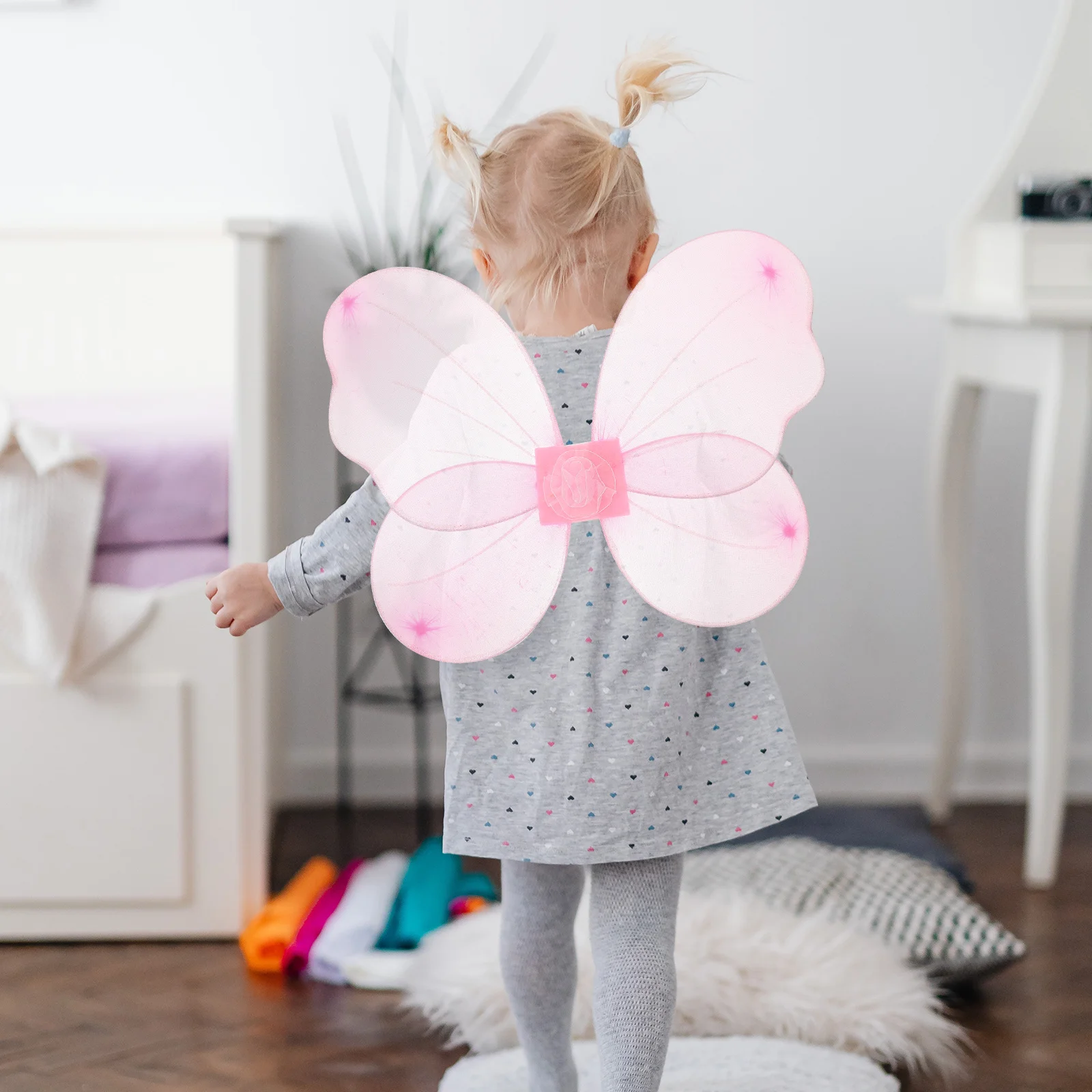 Girls Butterflies Wings Fairy Wing Costume Random Dress Up Fairy Wings Prop Girls Dress Up