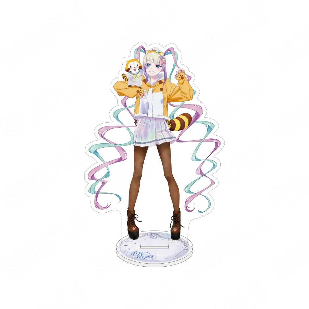 Acrylic Needy Streamer Overload Anime 15cm Stand Keychain Ame OMGKawaiiAngel Figure Desktop Decor Collectible Gift for Fans