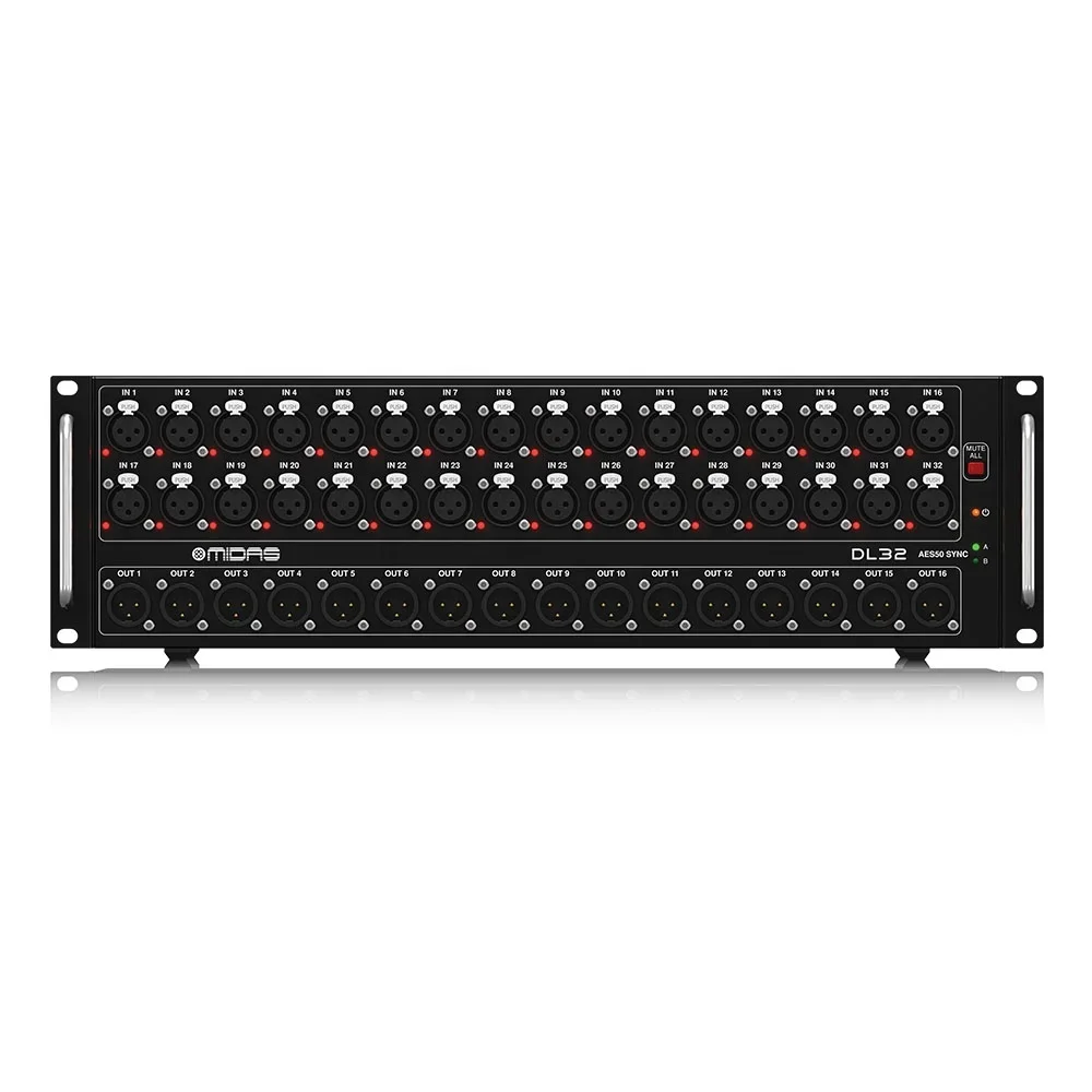 FOR DL32 Stagebox 32 Inputs 16 Outputs Active Passive Speakers Pa Sound System Digital Stagebox