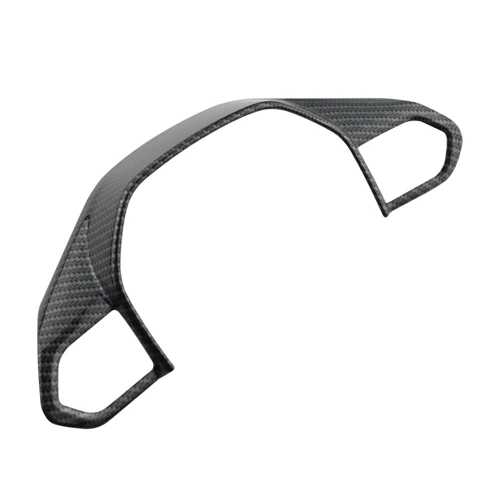 For Peugeot 3008 GT 4008 5008 ABS Carbon Fiber Sticker Steering Wheel Trim Decorative Frame Cover Car Styling