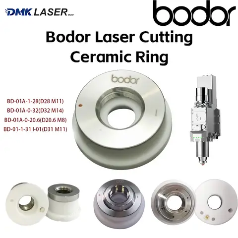 Bodor Original Laser Cutting Ceramic Ring Nozzle Holder Ceramic Body Laser Cut Head Sensor Insulator D28 D32 D20.6M8 D31M11