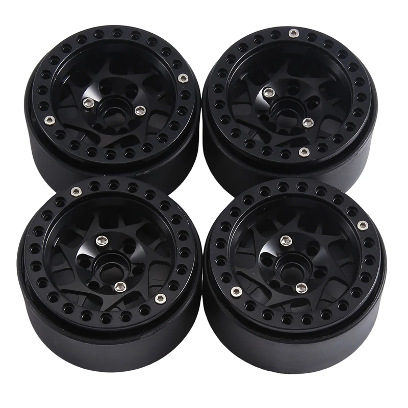

WOWFU-4PCS 1,9-дюймовый металлический обод ступицы колеса с замком для 1/10 RC гусеничного автомобиля TRX4 Axial SCX10 Redcat Gen8