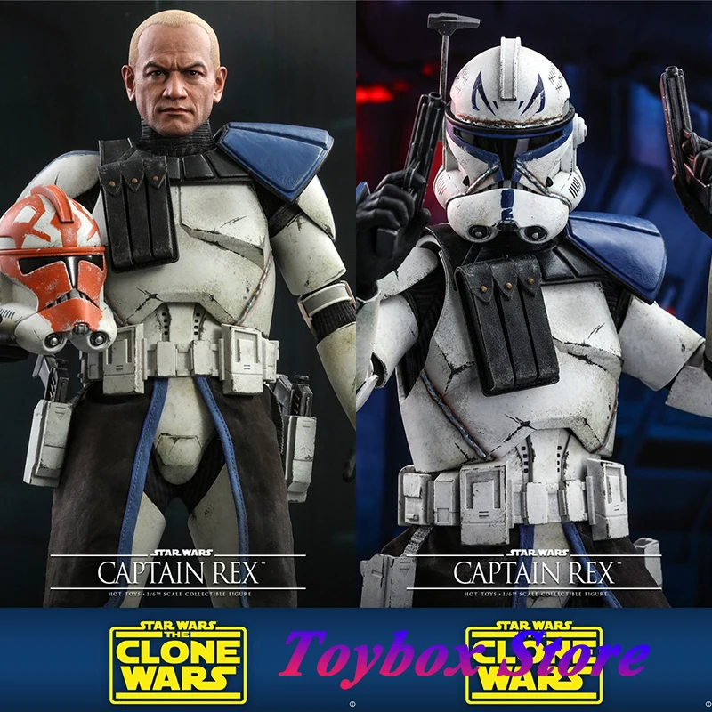 

HOTTOYS HT 1/6 TMS018 Captain Rex Collectible Figure Star Wars: The Clone Wars Fiction Movie Simulation 12" Full Set Soldier