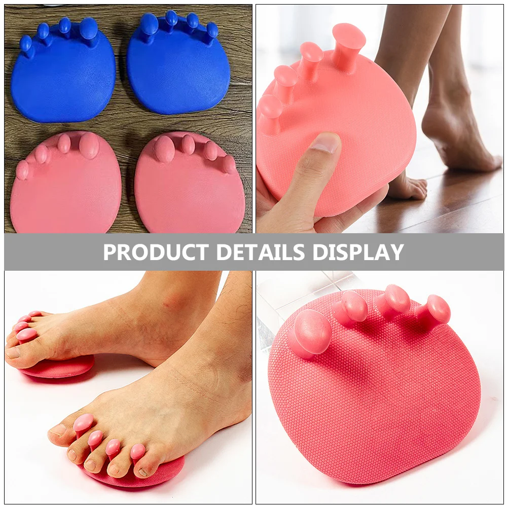 

2Pairs Foot Toe Separator Hallux Valgus Corrector Breathable Big Toe Spacer Pain Relief Tool for Women and Men