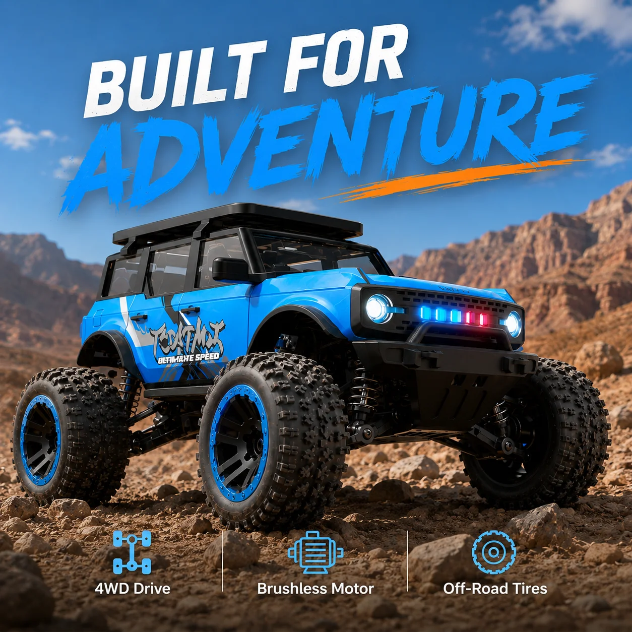 ZNLYRION SG201MAX PRO1:20 4WD RC Car 40KM/H Brushed or 55KM/H Brushless Full Proportional Remote Control Truck with LED Lights Independent Suspension Metal Drive Shaft