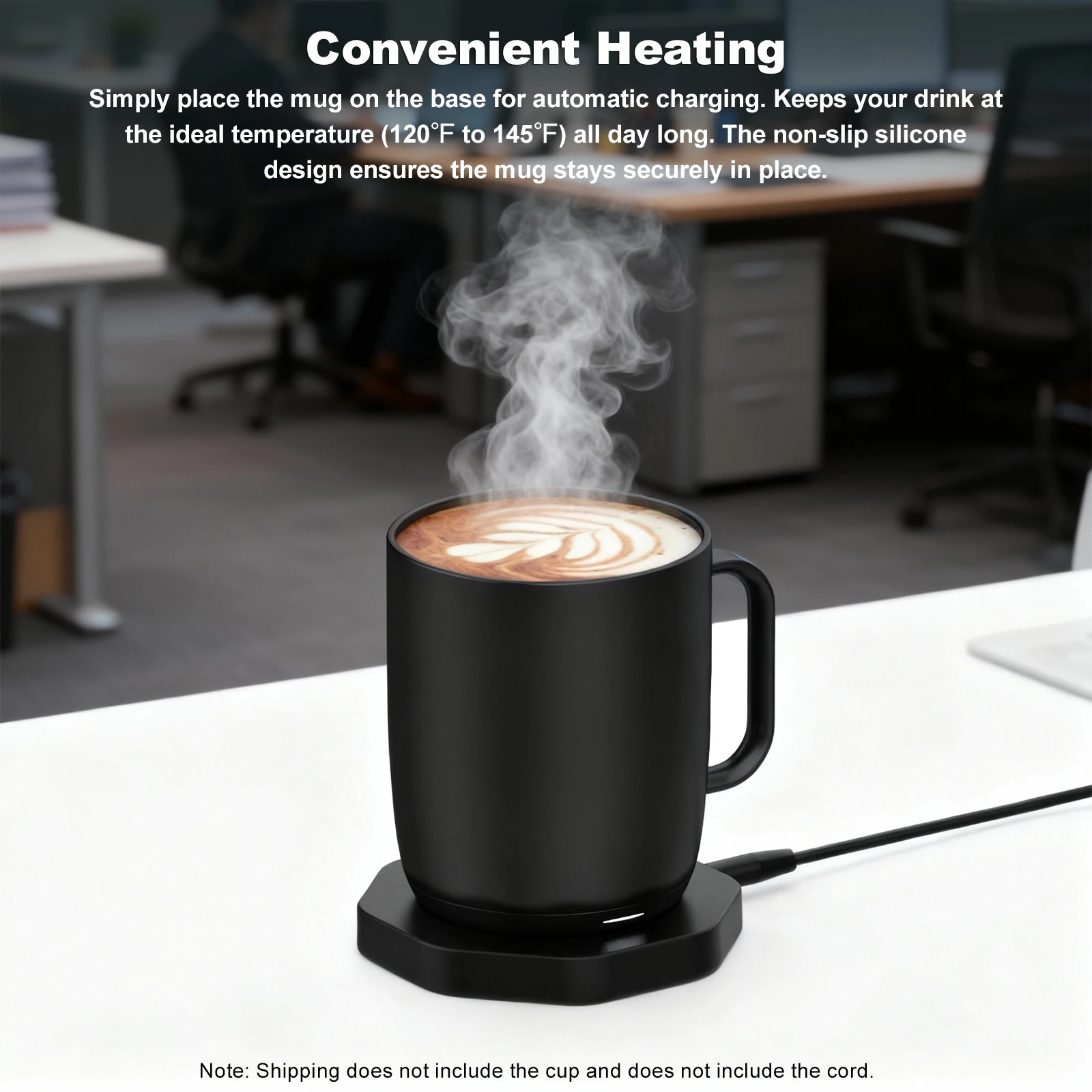Charging Coaster for Ember Temperature Control Smart Mug 2 and 1 Replacement Charger Base for Wireless Warmer Cup Accessories