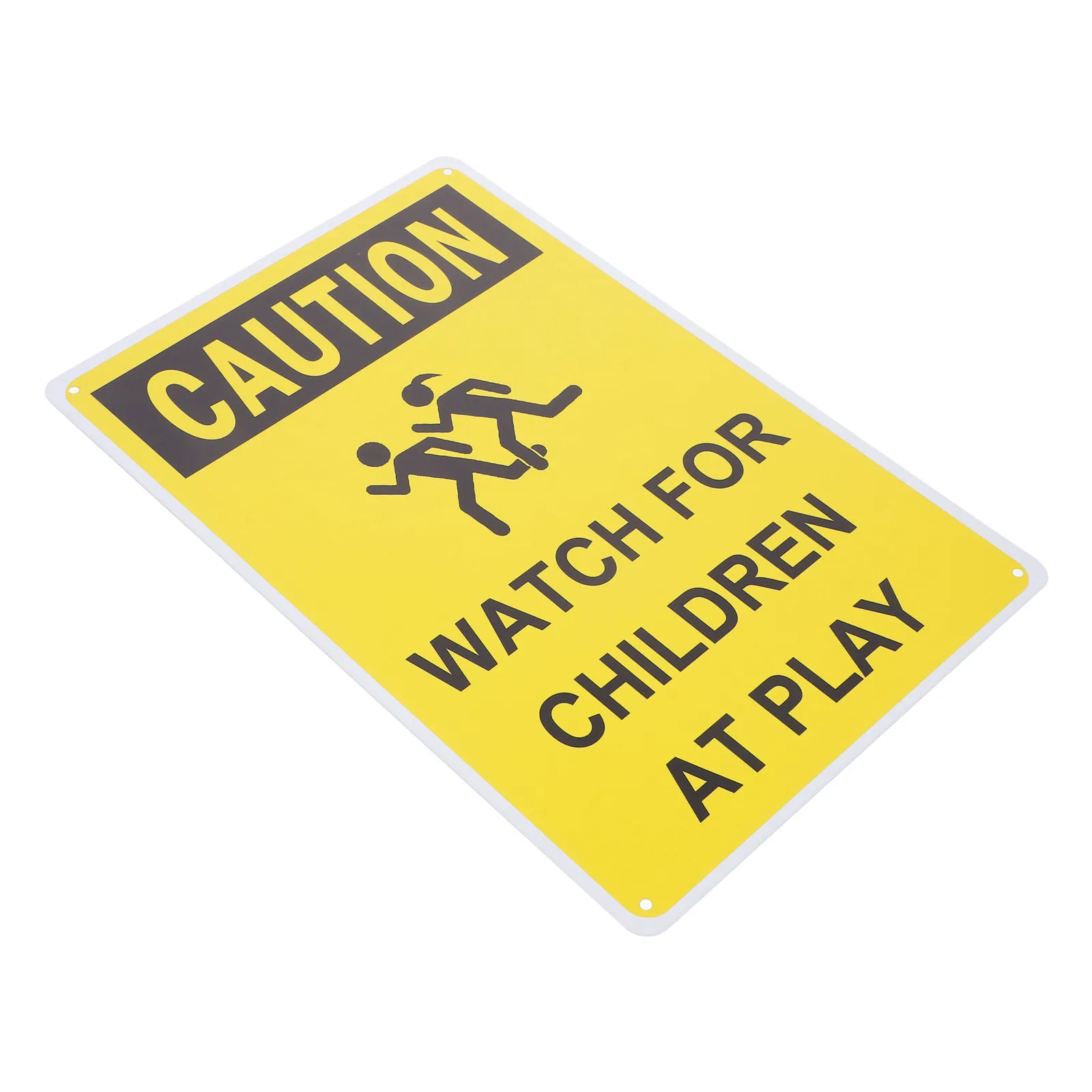 

Weatherproof Metal Road Sign Slow Down Play Caution Iron Street Traffic Sign Safety Warning Convenient Street Signs