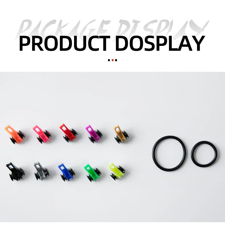 10PCS Köder Halter Kunststoff Angeln Haken Keeper Locken Sicherheit Halter Mit 2 Gummi Ringe Für Angelrute Pol Angelgerät – Detail 9