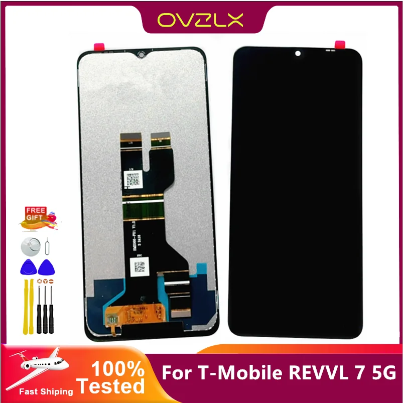 

100% tested 6.58 " For T-Mobile REVVL 7 5G LCD Display Screen Touch Digitizer Assembly Replace LCD For REVVL75G Original Display