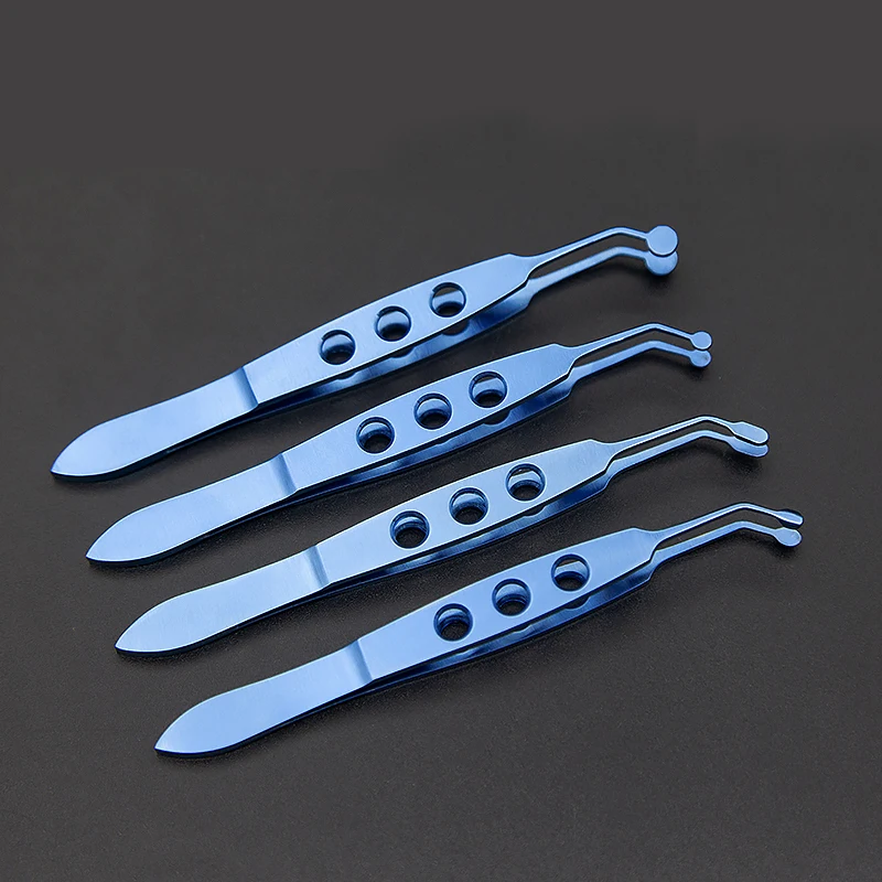 Stainless Steel  Gland Massage Tweezers Blockage Clip To Dredge Fat Turn Eyelid Squeeze Ophthalmic