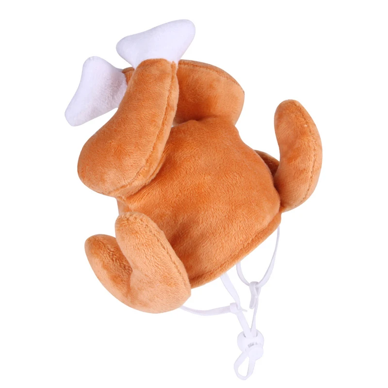 Halloween Pet Hat, Cute Funny Drumstick Soft Plush Warm Cosplay Party Favor Pet Accessories