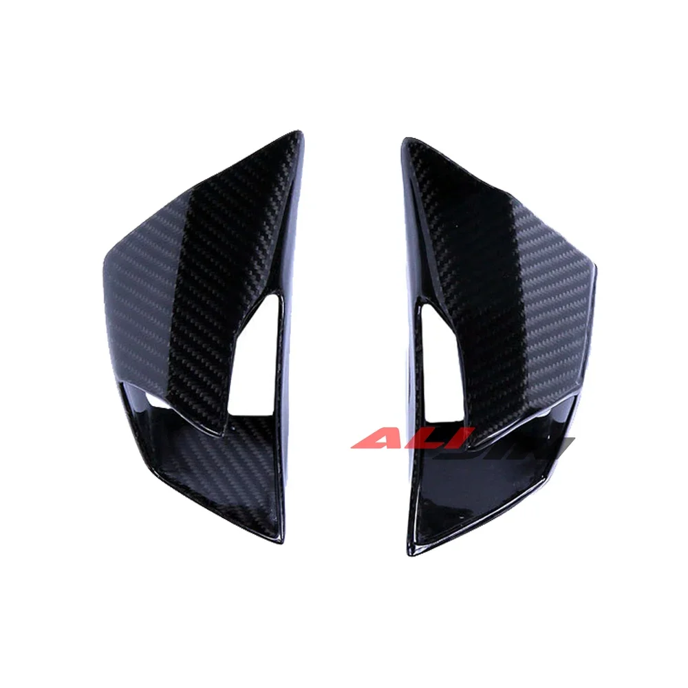 100% Real Dry Carbon Fiber Fairing Fit Honda CBR650R 2019-2023 Motorcycle Winglets Cover Air Deflector Fixed Side Wing Fairing