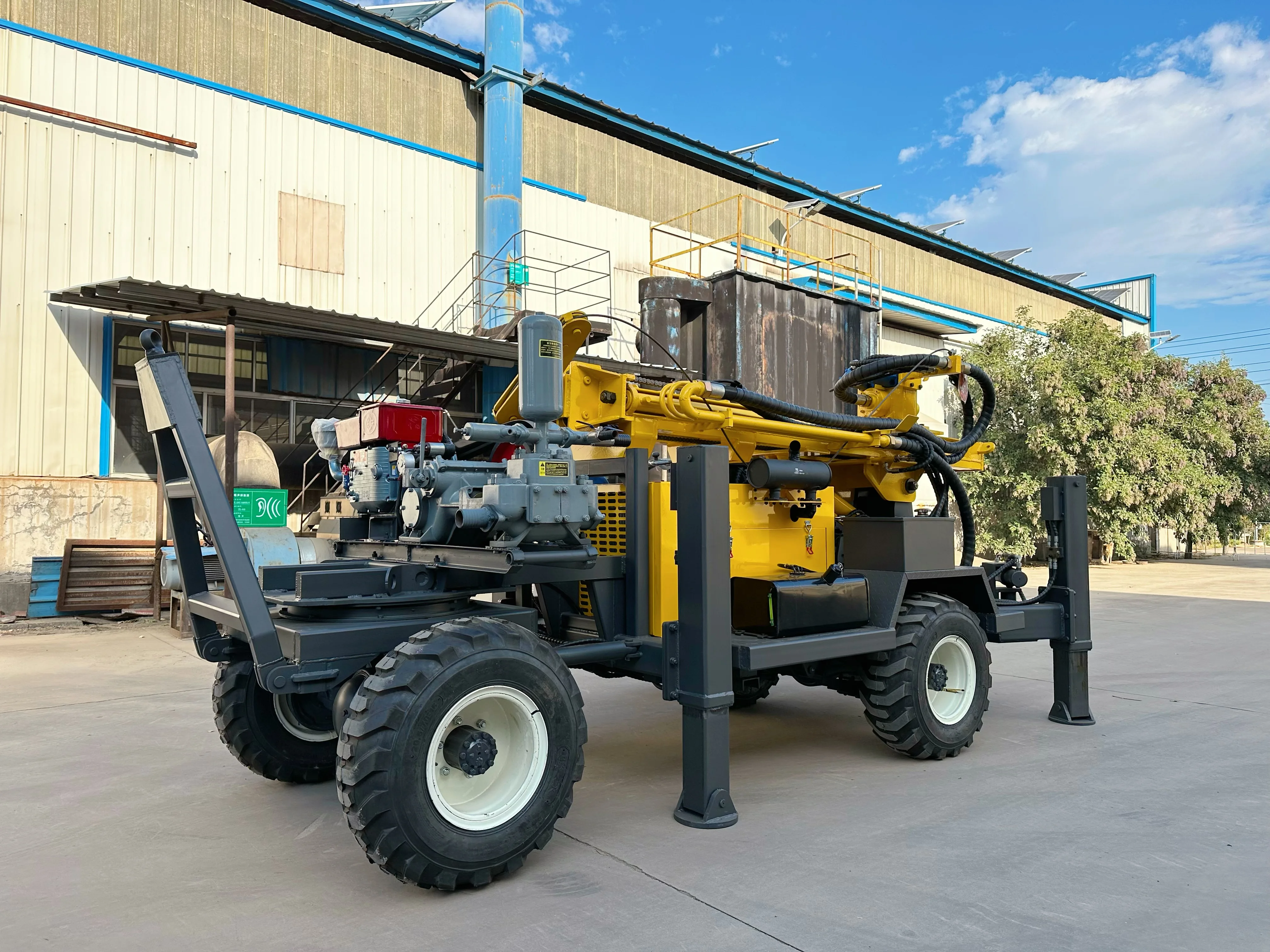 تخصيص المحمولة الديزل آبار المياه الهوائية الصغيرة 200 متر آلة حفر الآبار جهاز الحفر الدوارة الآبار العميقة