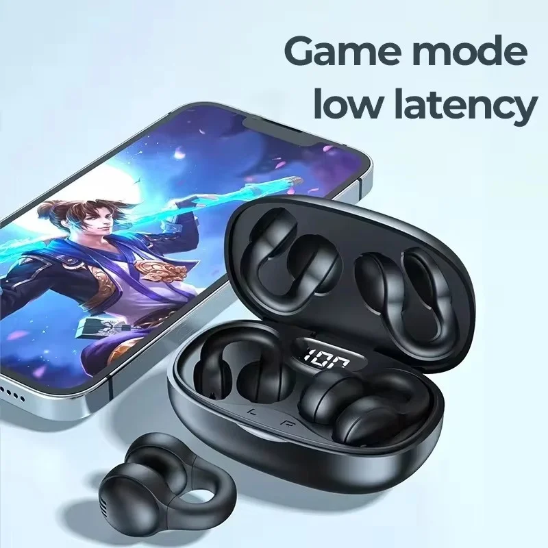 TWS X58 Wireless Bone Conduction Headphones Bluetooth Earphones Waterproof Sports Earbuds Earring Ear Hook With Mic Headset image 3