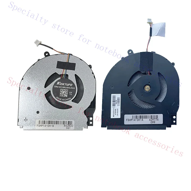New Laptop CPU Cooling Fan For HP Pavilion X360 14-DH 14M-DH 15-DQ 14-DH1036 1035 1037 TPN-W139 W140 DQ0953 DQ1052