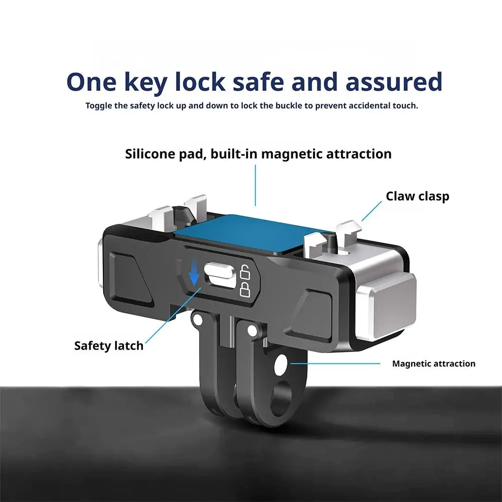 

Для панорамной камеры Insta360 X5/ace Pro/ace Pro2 X5, металлическое магнитное быстроразъемное основание адаптера, аксессуары для расширения