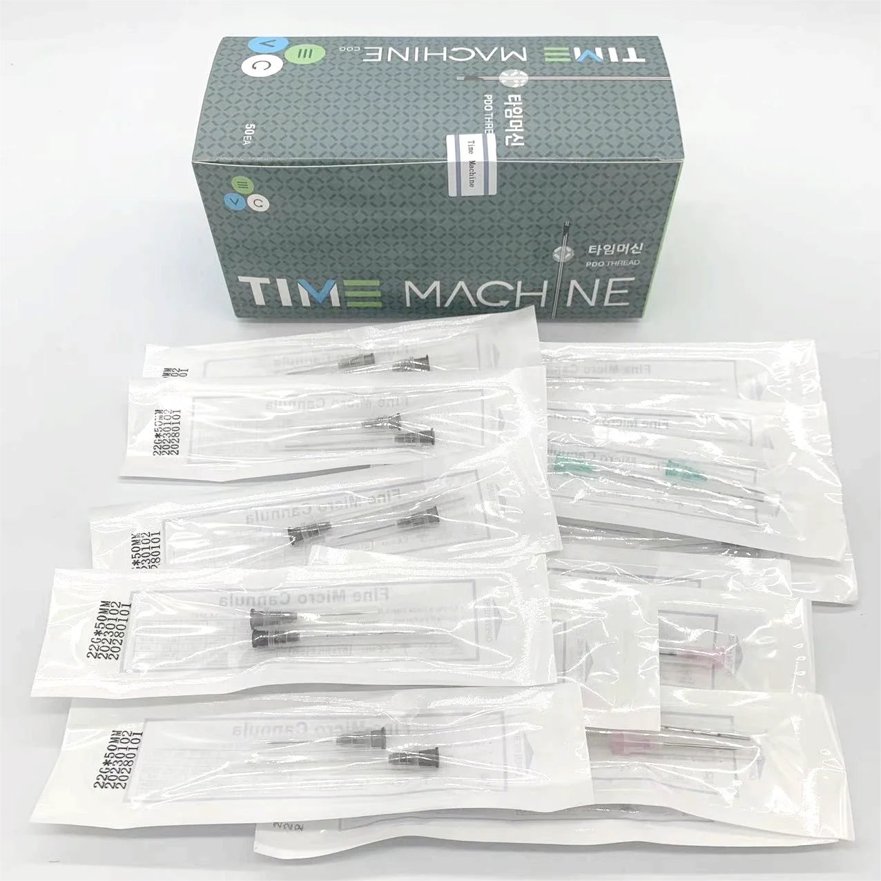 قنية إبرة حادة 38/50/70 مللي متر إبرة تعبئة تحت الجلد للاستعمال مرة واحدة 18 جرام-30 جرام إبرة الوشم