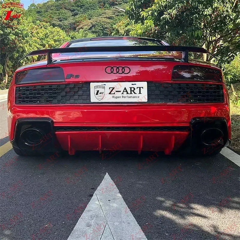 Z-ART R8 Prestaties Body Kit voor R8 MK1 Facelift Bumper Kit voor Audi R8 V8 V10 2007-2015 Oud tot Nieuwe Body Kit