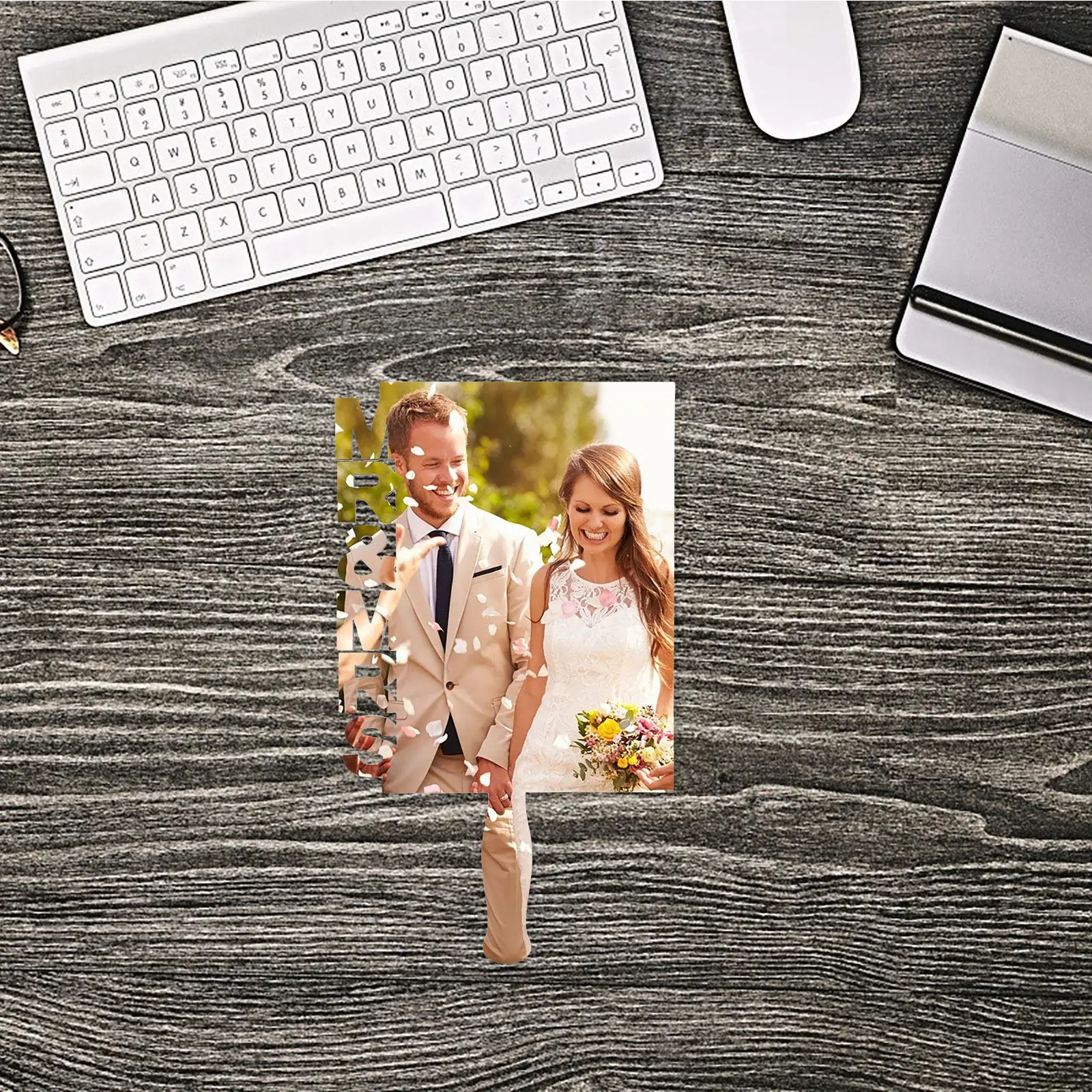 Sublimation Photo Frame Blank for Heat Transfer Printing Mr and Mrs Wedding Valentine's Day Aesthetic Tabletop Wall Decor Couple