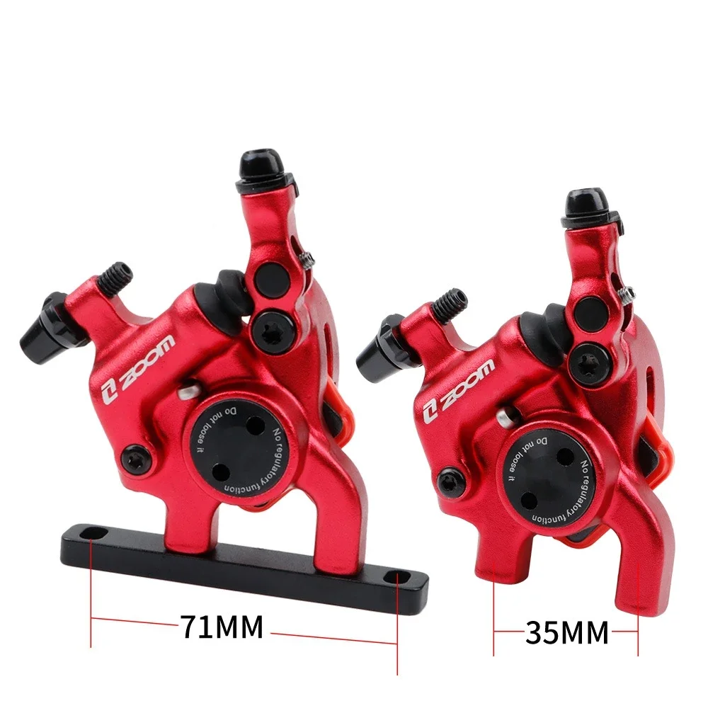 

ZOOM Mechanical Disc Brake Hydraulic Clamp Anodized Road Bicycle Ultralight Line Pulling Caliper Bike Parts