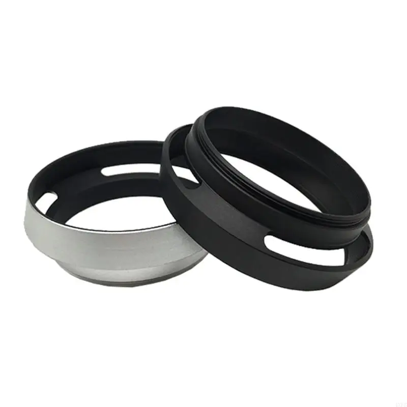 Camera Lens Hood Metal Vented 37mm 40.5mm 43mm 46mm 49mm 52mm Screw-In Protector