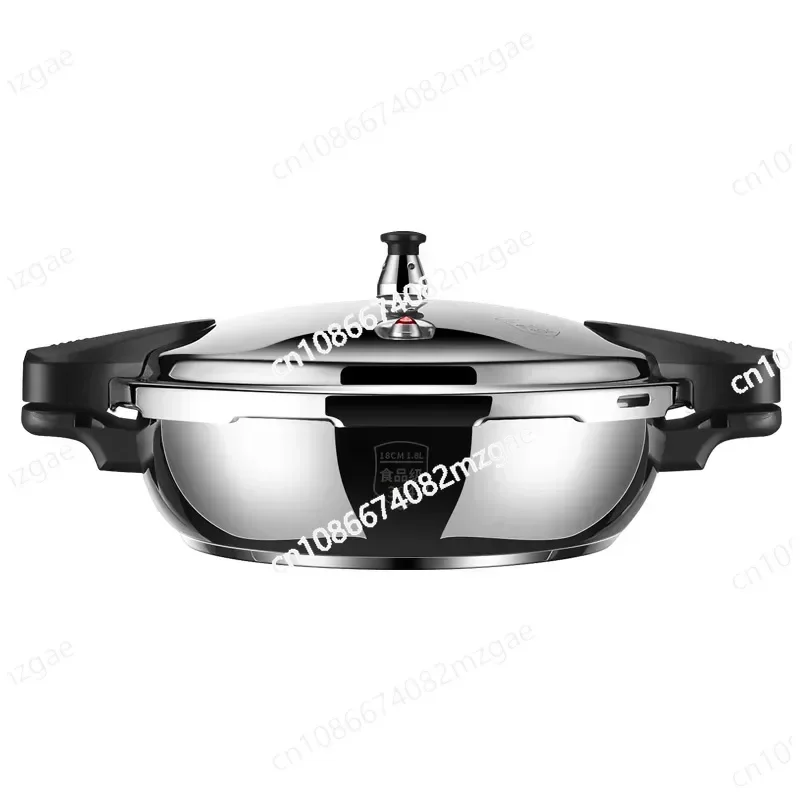 

Stainless Steel Pressure Cooker Mini 1.8L Pressure Pot Outdoor Quick Cooking Pot For Induction Ceramic Stove Gas Heating