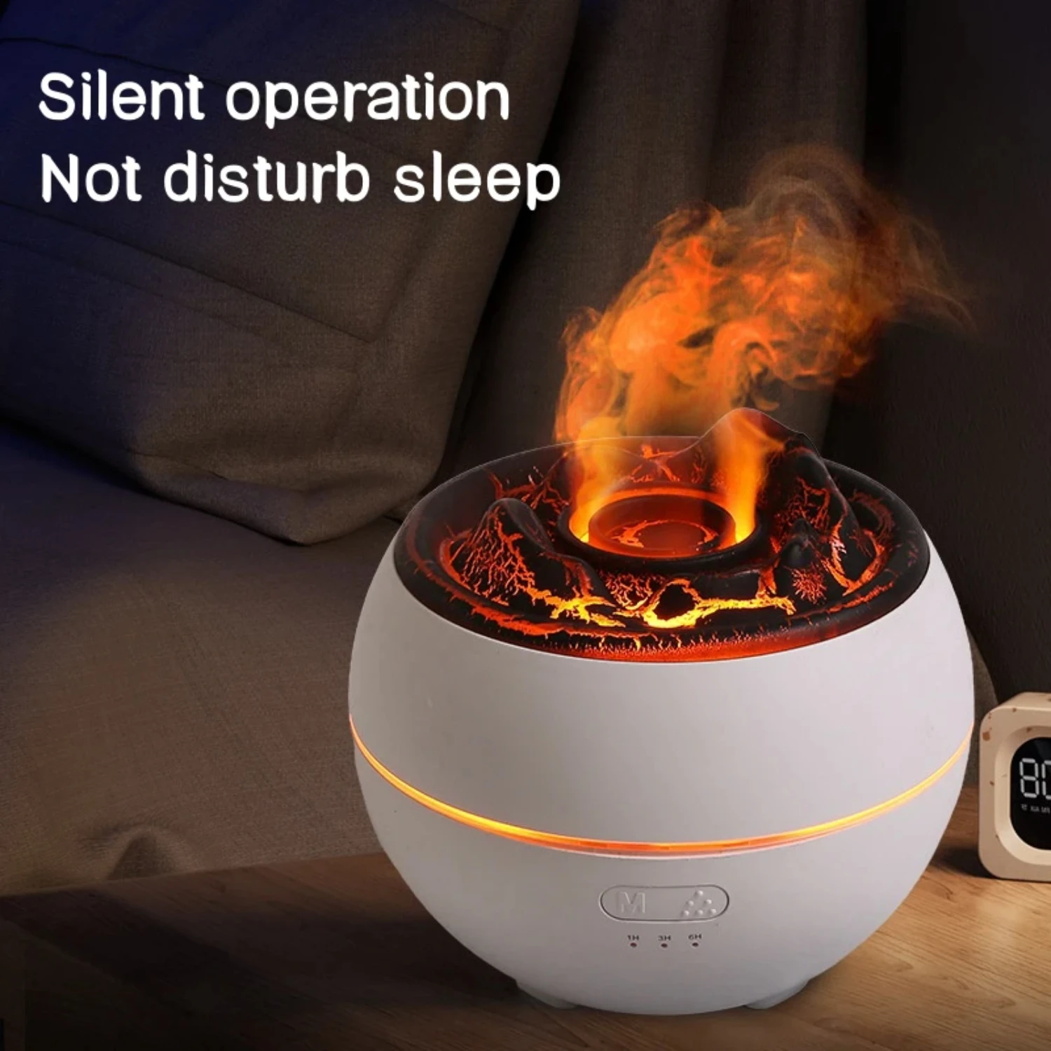 360 مللي الناشرون الروائح مقلد لهب الهواء المرطب الثقيلة الضباب البخاخ غرفة العطر زيت طبيعي Difusor غرفة نوم