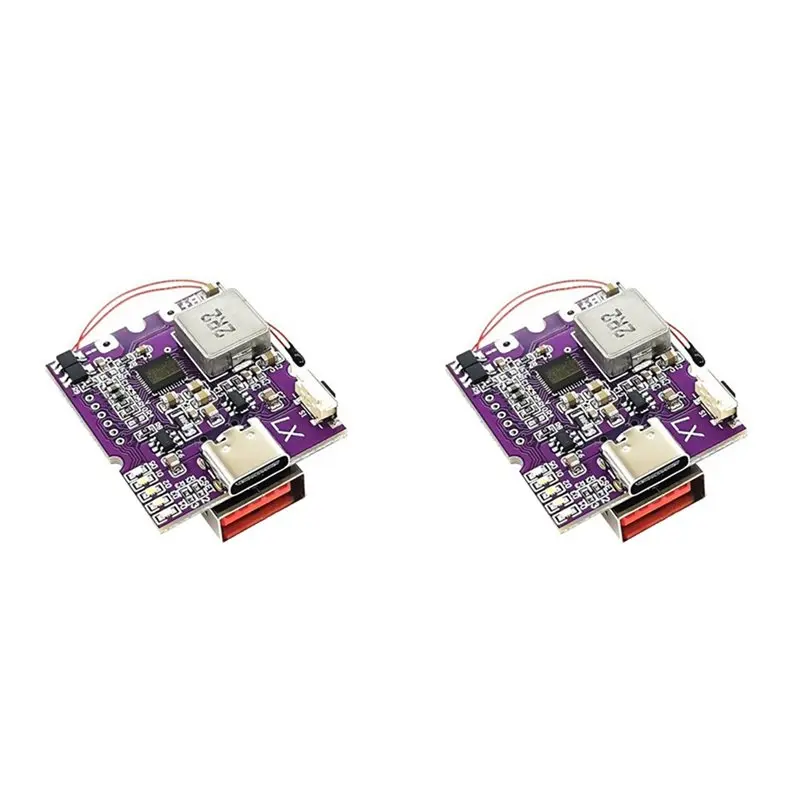 

【BRILLIANT】2X 22.5W Модуль мобильного источника питания с двунаправленной быстрой зарядкой, плата с индикатором, Type-C+USB