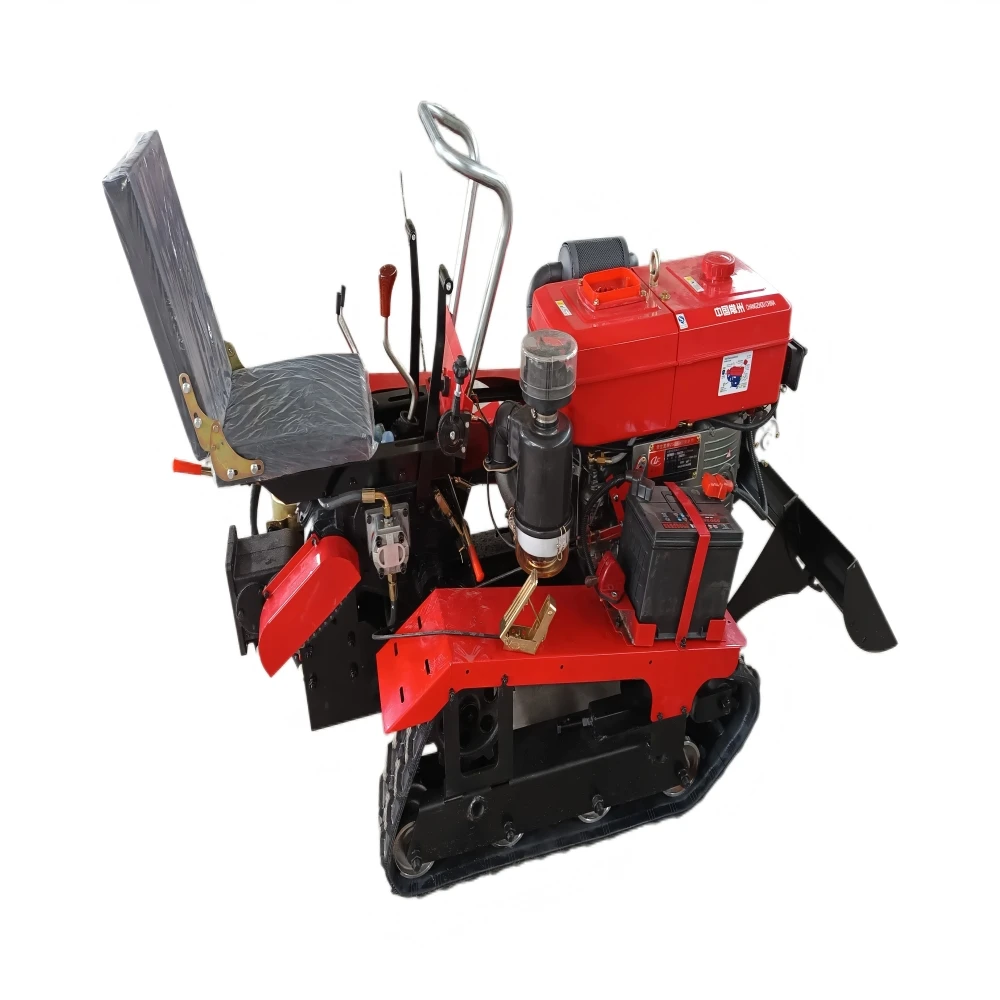 Multifunctional Diesel Cultivator 40 50 Horsepower Tracked Tractor Best-Selling Weeding Rotary Tillage