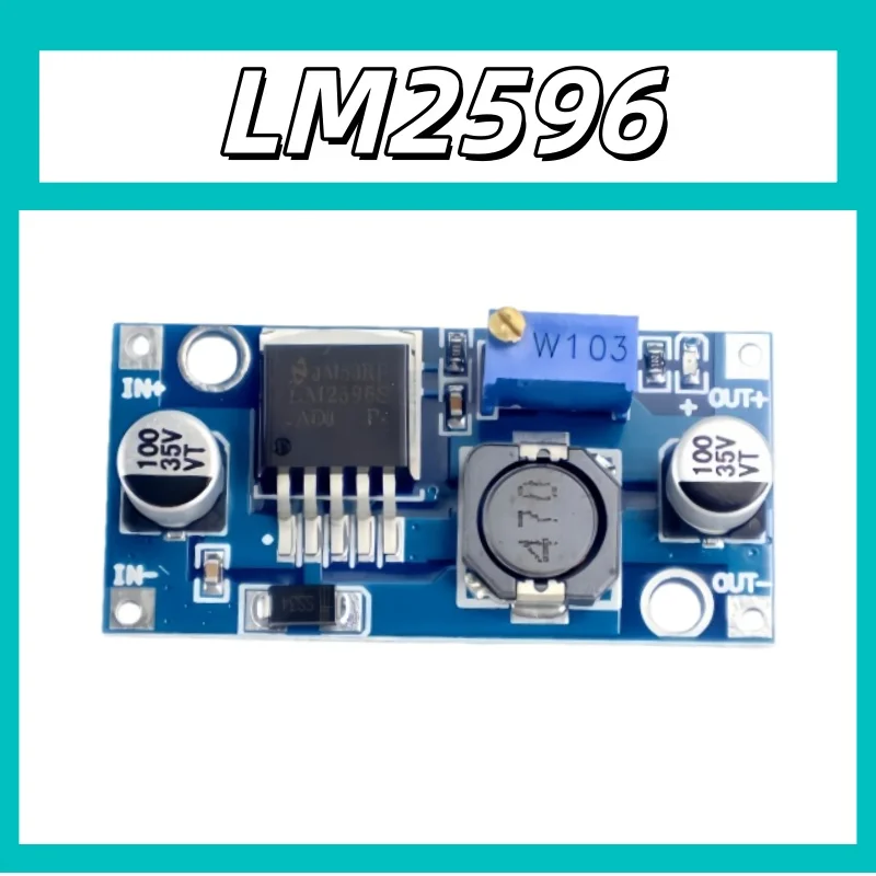 LM2596s DC-DC Step-Down-Leistungsmodul 3A einstellbares Buck-Modul LM2596 Spannungsregler 3,2–40 V bis 1,25–35 V