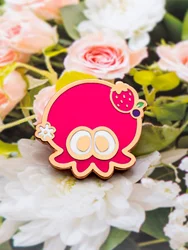 Games Splatoon3 Metal Badge Pins Brooch Cosplay Props Jewelry For Women And Gilrs Clothes Bag Accessories