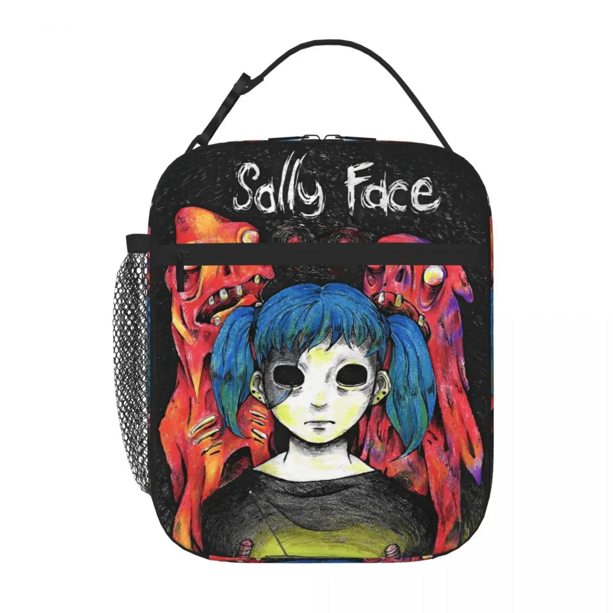 

Sally Face Game Аниме SF Изолированная сумка для обеда Horror Sal Fisher Контейнер для еды Портативный холодильник Термальные коробки для обеда для путешествий