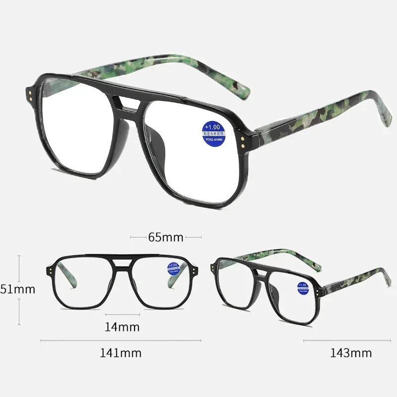 Retro Anti Blauw Licht Leesbril Mode Presbyopie Verziendheid Mannen Vrouwen Computer Lezen Brillen Eyewear + 1.0 + 1.5 + 4.0