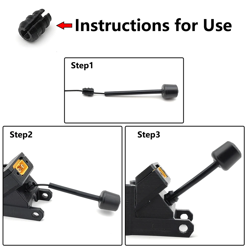 FPV VTX Antennenhalter XT60 Steckerhalterung/Sitz/Halterung 3D-Druckteil | 20-30mm Abstand | 20/29 mm Höhe für Quadcopter-Drohne PR094 – Detail 5