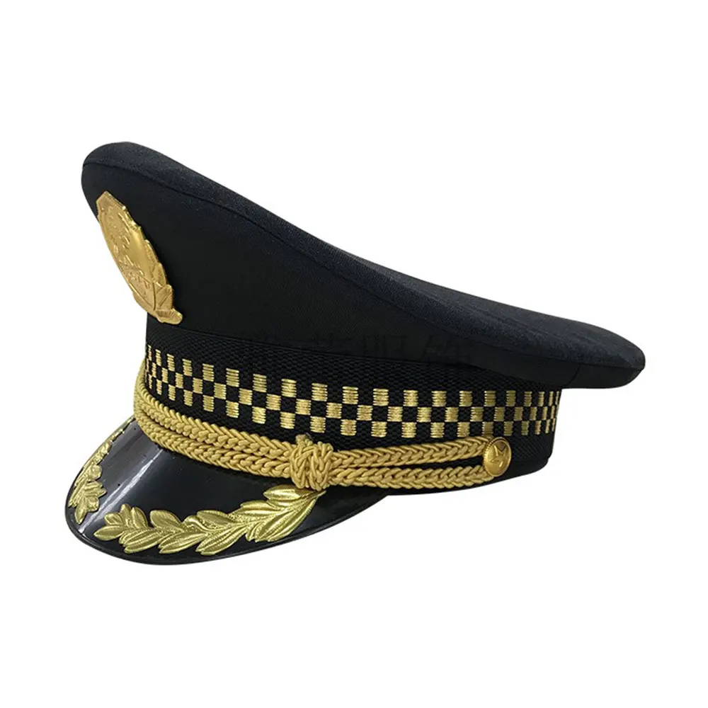 

Aviation Cap Pilot Uniform Hat Work Airplane Unisex Men Military Captain Hat Cosplay Aviation Navy Party Sailors Cap Performance