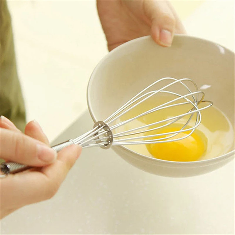 6 Inches Ei Gereedschappen Rvs Eiklopper Hand Whisk Mixer Keukengereedschap Crème Roeren Voor Thuis Keuken Gereedschap