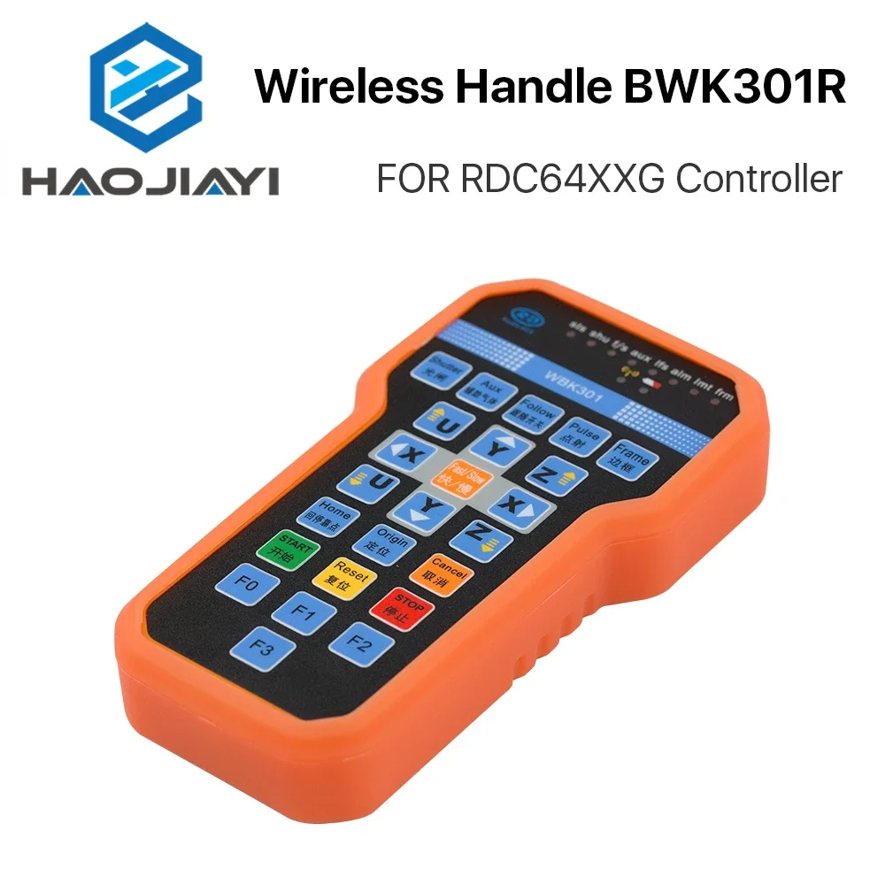 

Ruida Wireless Operating Handle BWK301R BWK301T for RDC6442G RDC6442S RDC6432G CO2 Laser controller