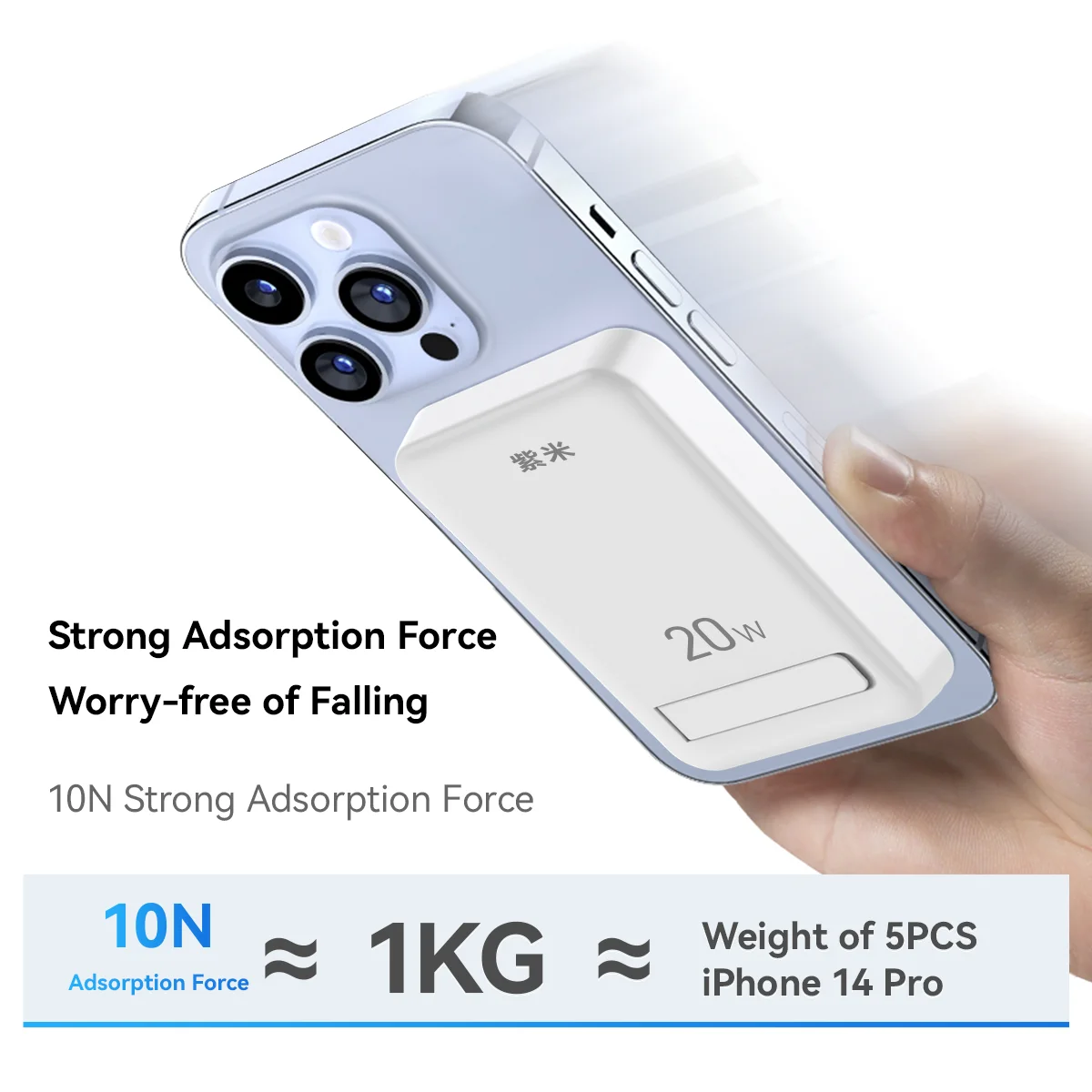 zime 10000mAh Mini Portable Magnetic Wireless Power Bank Fast Charging 20W For iPhone Series And Others With Batteries Externen