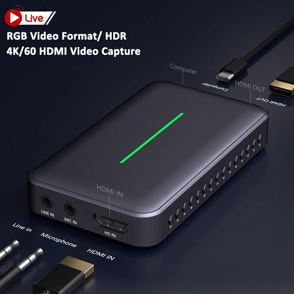 2025 Gaming Recording Online Teaching Dual Video Capture s Video Capture Usb 3.0 4 K Equipment